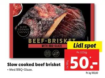 Lidl Slow cooked beef brisket tilbud