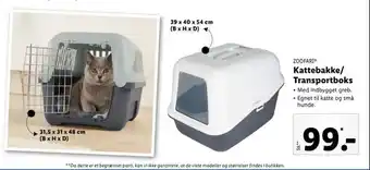 Lidl Kattebakke/ transportboks tilbud