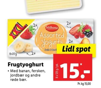 Lidl Frugtyoghurt tilbud
