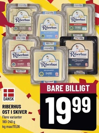 Løvbjerg Riberhus ost i skiver tilbud