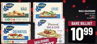 Løvbjerg Wasa knækbrød tilbud