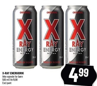 Løvbjerg X-ray energidrik tilbud