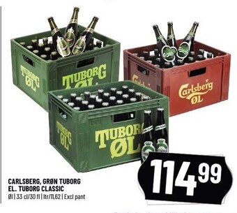 Løvbjerg Carlsberg, grøn tuborg el. tuborg classic tilbud