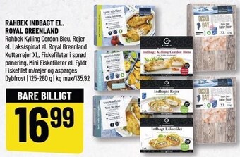 Løvbjerg Rahbek indbagt el. royal greenland tilbud