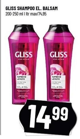 Løvbjerg Gliss shampoo el. balsam tilbud