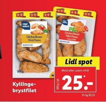 Lidl Kyllingebrystfilet tilbud