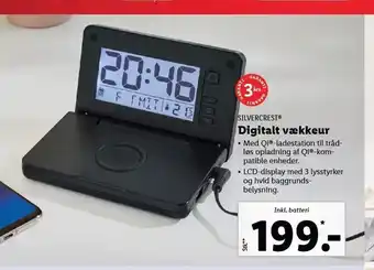 Lidl Digital vækkeur tilbud