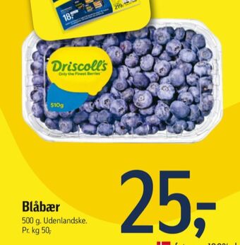 Føtex Driscolls blåbær tilbud