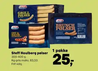 Kvickly Steff houlberg frankfurter tilbud