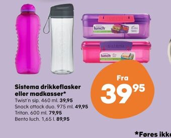 Kvickly Sistema drikkeflaske tilbud