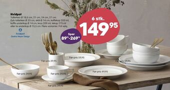 Kvickly Hvidpot tallerken tilbud
