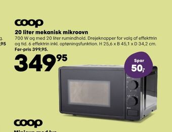 Kvickly Coop mikroovn tilbud