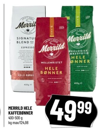 Løvbjerg Signature blend 56 kaffebønner - hele tilbud