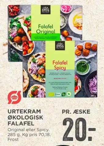 MENY Urtekram falafel tilbud