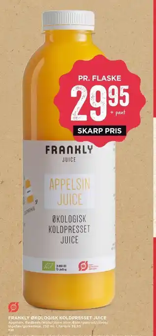 MENY Frankly juice tilbud