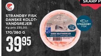 MENY Strandby fisk rejer tilbud