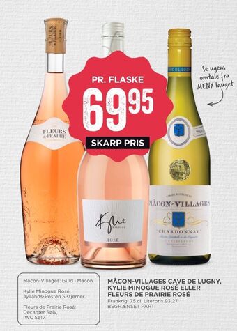 MENY Ukendt fransk rosévin tilbud