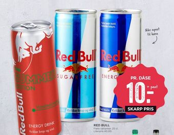 MENY Red bull energidrik tilbud