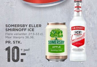 MENY Smirnoff ice rtd-cider tilbud