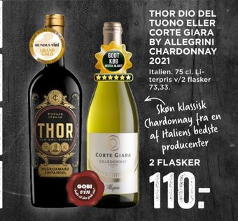 MENY Ukendt italiensk rødvin tilbud