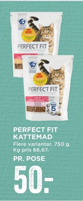 MENY Perfect fit kattefoder tilbud
