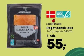 SuperBrugsen The old danish smokehouse laks i skiver tilbud