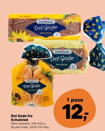 SuperBrugsen Det gode rugbrød-skiver tilbud
