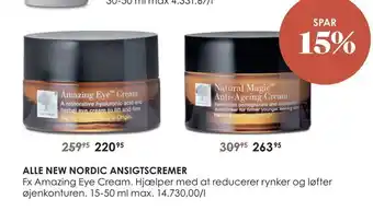 Matas Alle new nordic ansigtscremer tilbud
