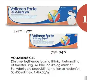 Matas Voltaren® gel tilbud