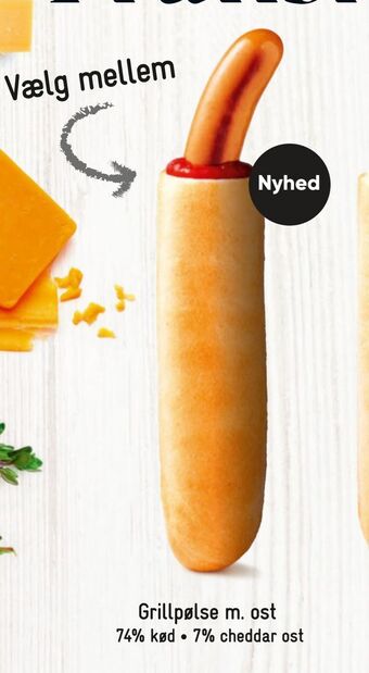Bilka Grillpølse m. ost tilbud