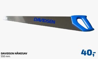 Davidsen Davidsen håndsav tilbud
