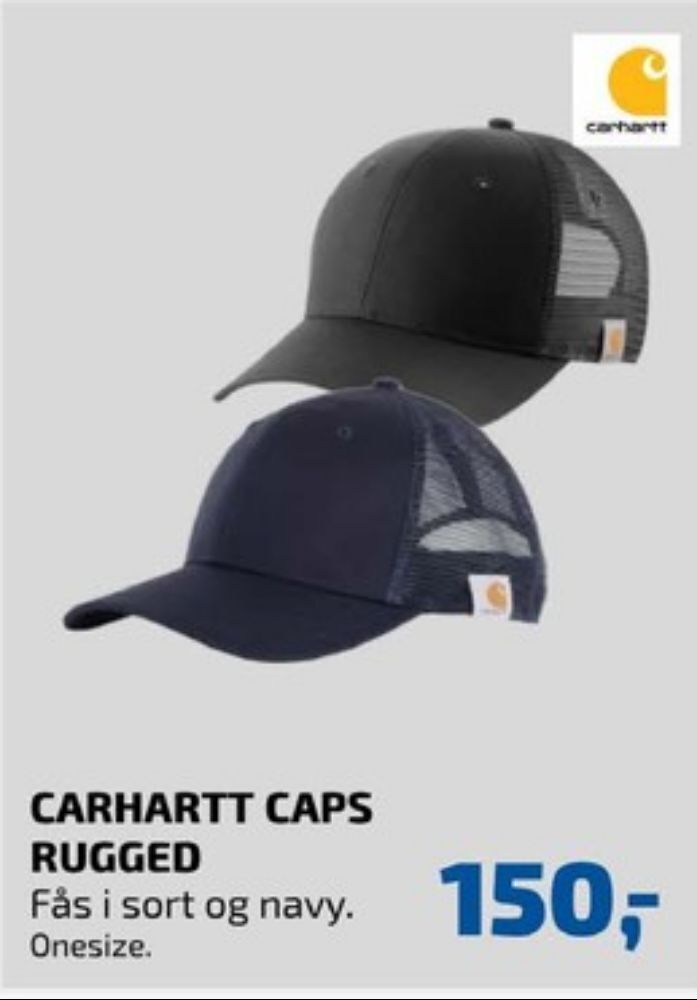 Carhartt workwear cap tilbud hos Davidsen