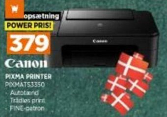 Power Canon Pixma Printer PIXMATS3350 tilbud