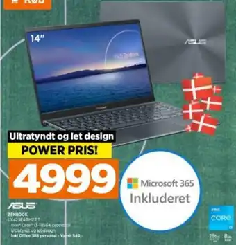 Power Asus Zenbook UX425EABM23IT tilbud