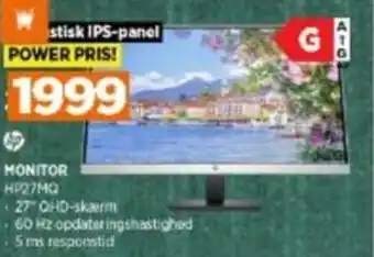 Power Monitor HP27MQ tilbud
