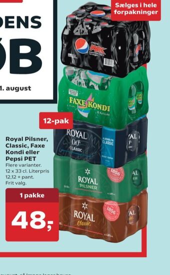 Dagli'Brugsen Pepsi max cola tilbud