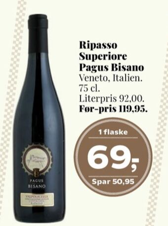 Dagli'Brugsen Ukendt italiensk rødvin tilbud