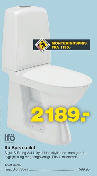 Ifö spira toilet