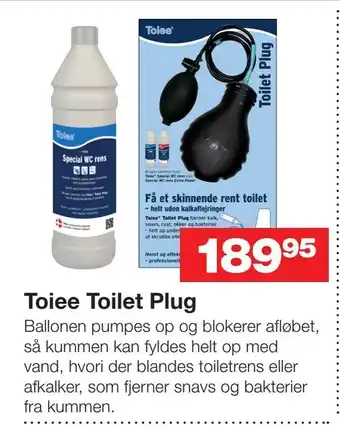 Bauhaus Toiee toilet plug tilbud