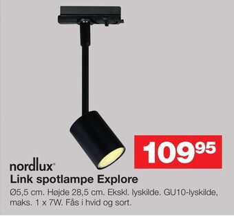 Bauhaus Link spotlampe explore tilbud