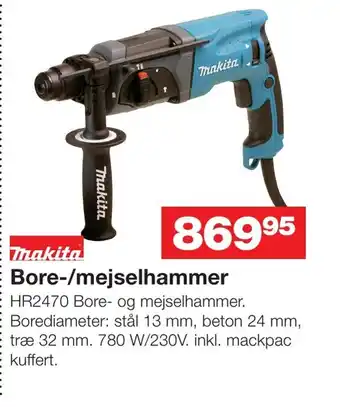 Bore-/mejselhammer
