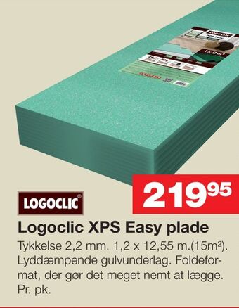 Bauhaus Logoclic xps easy plade tilbud