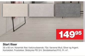 Bauhaus Start fliser tilbud
