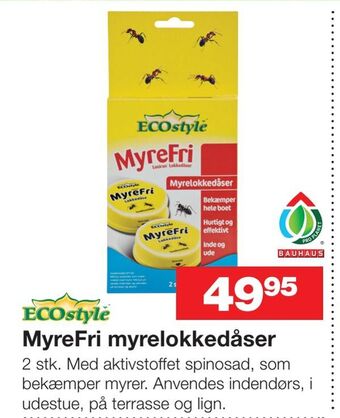 Bauhaus Myrefri myrelokkedåser tilbud