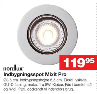 Indbygningsspot mixit pro