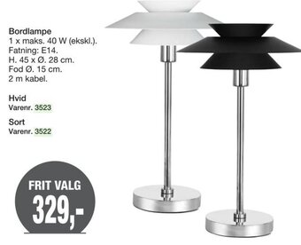 Harald Nyborg Bordlampe tilbud