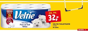 jem & fix Veltie toiletpapir tilbud