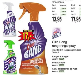 Harald Nyborg Cillit Bang Rengøringsspray tilbud