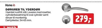 Dørgreb til yderdør