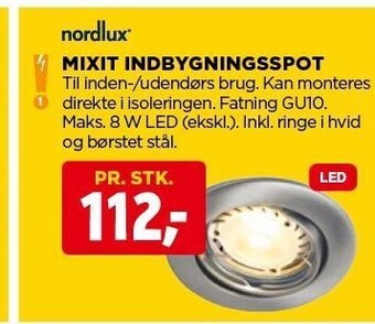 jem & fix Mixit indbygningsspot tilbud